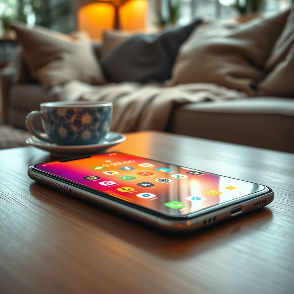 photo of a smart phone